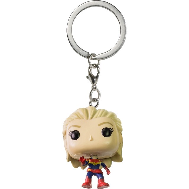 captain marvel keychain funko