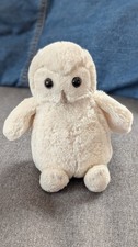 Jellycat Owl, White, Smoke-free House