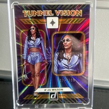 2025 Panini Donruss WNBA  Tunnel Vision Aja Wilson ORANGE LASER /399