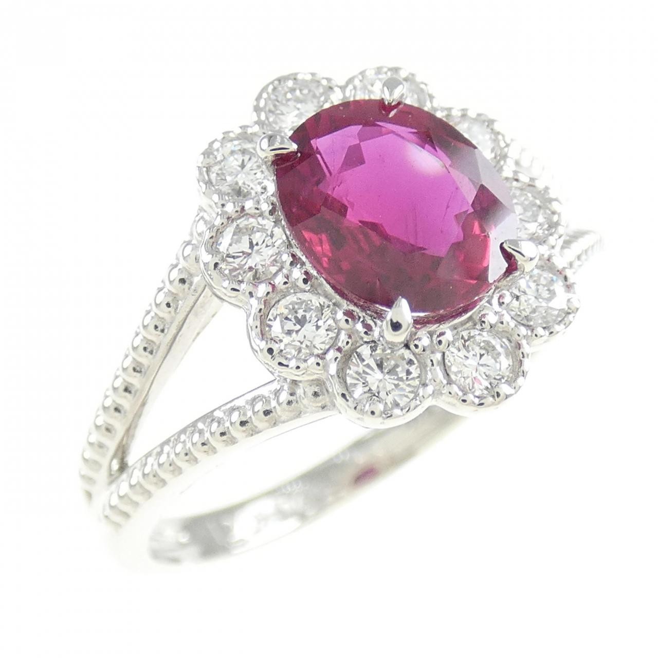 Authentic PT900 Ruby Ring 1.201CT #270-004-015-0724