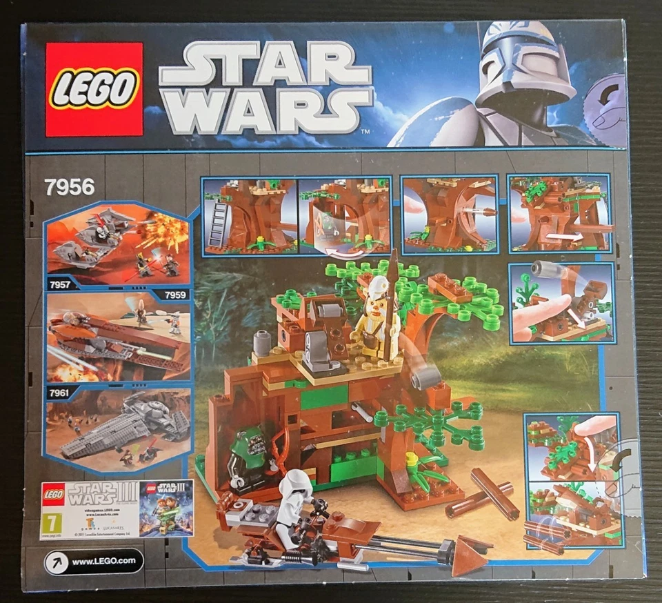 LEGO Star Wars: Ewok Attack (7956) Brand New Unopened Free Shipping From Japan - Image 3 of 3