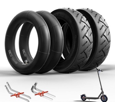Cooryda 10x2.5 Electric Scooter Tire & Tube Set Fits Ninebot G30 Max E-Scooter