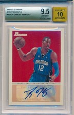 DWIGHT HOWARD 2009-10 Topps BOWMAN '48 Autographs #48ADH BGS 9.5 AUTO 10