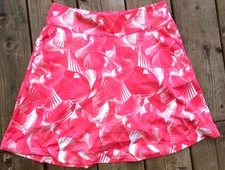 XS skort corail ivory dry fit seemless pocket stairs sport lightweight stretch