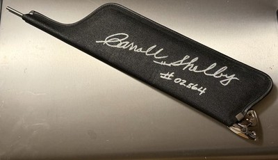 Carroll Shelby Signed Sun Visor #02544 Original Ford Part Roy Olcott Estate