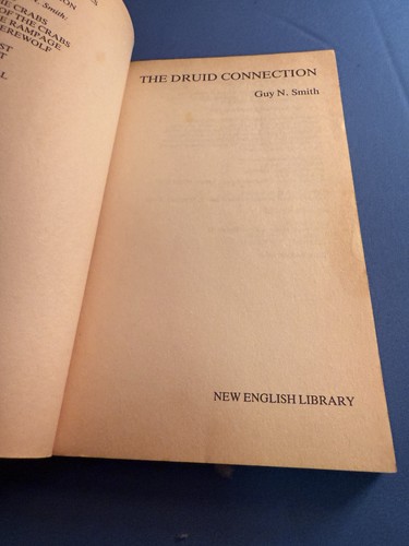 Sabat The Druid Connection #4 by Guy N Smith (Paperback Book 1983) SOLD USED - Imagen 9 de 15