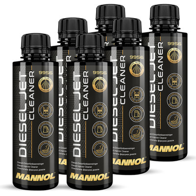 6x 250ml Mannol Kraftstoff Einspritzdüsen Injektor Reiniger Diesel Jet Cleaner