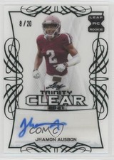 2021 Leaf Trinity Clear Auto Green Foil 8/20 Jhamon Ausbon #CA-JA1 Auto 0b2