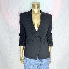 Victoria's Secret Body by Victoria Black Double-Breasted Blazer - Women's Size 6
