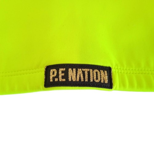 P.E .NATION Clubhouse Safety Yellow Training Sports Bra Size XS NEW RRP 75 - Picture 14 of 23