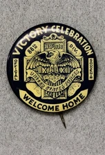 WWI Home Front Pin: Victory Celebration, Welcome Home 88th Division