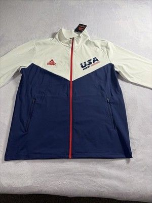 FIFA World Cup Men's USA Colorblock Full-Zip Track Jacket Red/White/Blue Large