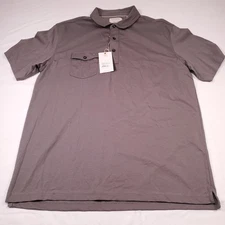 New Linksoul Innosoft Mens Polo L Gray Golf Golfer LS101 Beach Tempus Fugit