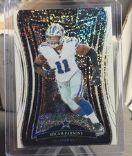 2024 Panini Select Micah Parsons White Sparkle Prizm Suite Level SSP 364 Cowboys