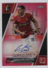 Christian Gunter Günter Chrome Bundesliga 2021 Magenta Refractor /150 Auto