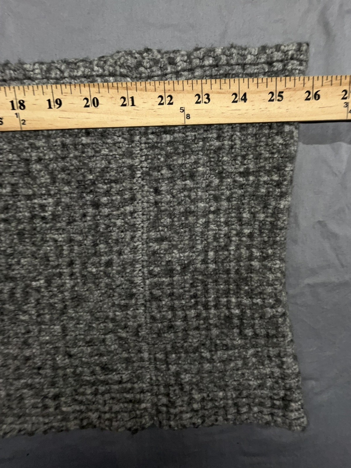 J Crew Infinity Scarf Gray Wool Cashmere Wrap Preppy Quiet Luxury Lagenlook Y2K