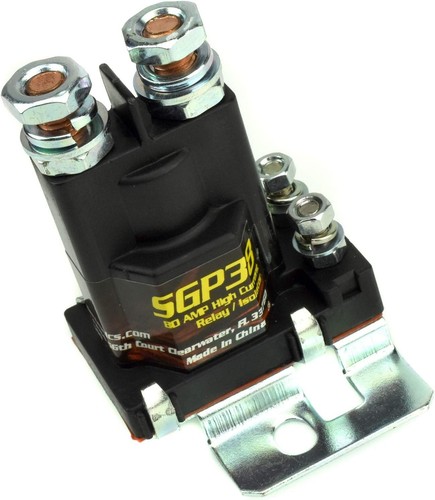 Stinger SGP38 80-AMP Battery Isolator and Relay,BLACK BLACK - Picture 2 of 4