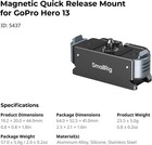 SmallRig Magnetic Quick Release Mount for GoPro Hero 13, Aluminum Adapter with 1 — photo 6