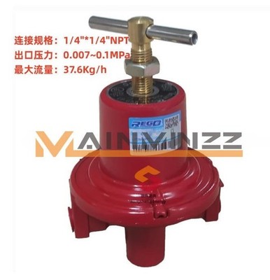 One REGO 597FA 0.007-0.1MPa pressure regulating valve 1/4'' &ex