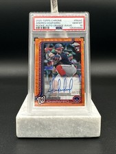 2025 Topps Chrome  Auto Andres Chaparro Orange Refractor  /25 PSA 10 RC Pop 1🔥