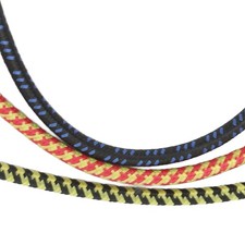 3Pcs Guitar Patch Cables Nylon Metal Braided Low Noise Cable For Instrument Effe