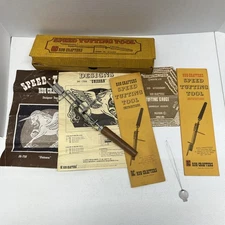 Speed Tufting Tool Rug Crafters Vintage 1976 Rug Kit In Box w/Instructions Gauge