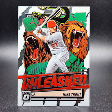 Panini Donruss Optic Unleashed Mike Trout #UNL1 Los Angeles Angels 2021
