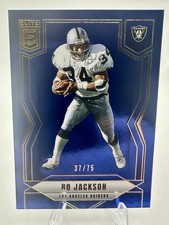 2025 Panini Donruss Elite Bo Jackson #36 Blue 37/75 Las Vegas Raiders NFL