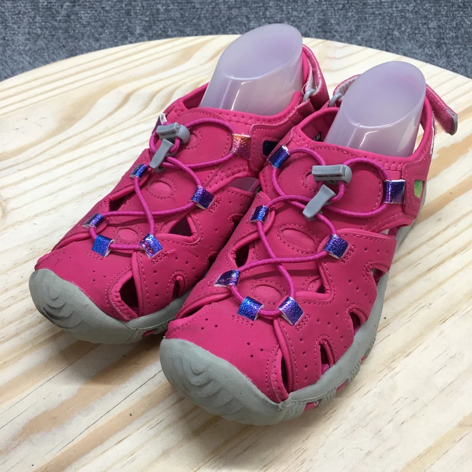 Sapatos Arizona Jean Co Youth 4 M Marlina pescador rosa couro sintético com cadarço plano - Imagem 3 de 4