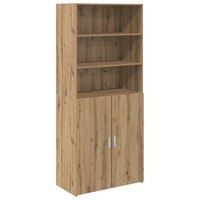 Highboard Artisan-Eiche Wohnzimmer 80X42,5X185 Cm Holzwerkstoff