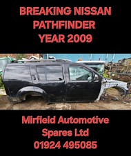 Nissan Pathfinder Front Passenger Seat R51 2009 Black Fabric 4x4 BREAKING