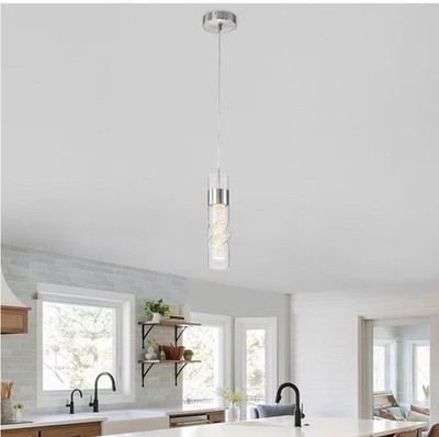 WILON 1 Pack Pendant Lights Kitchen Island, 24W Modern Kitchen Island Lights