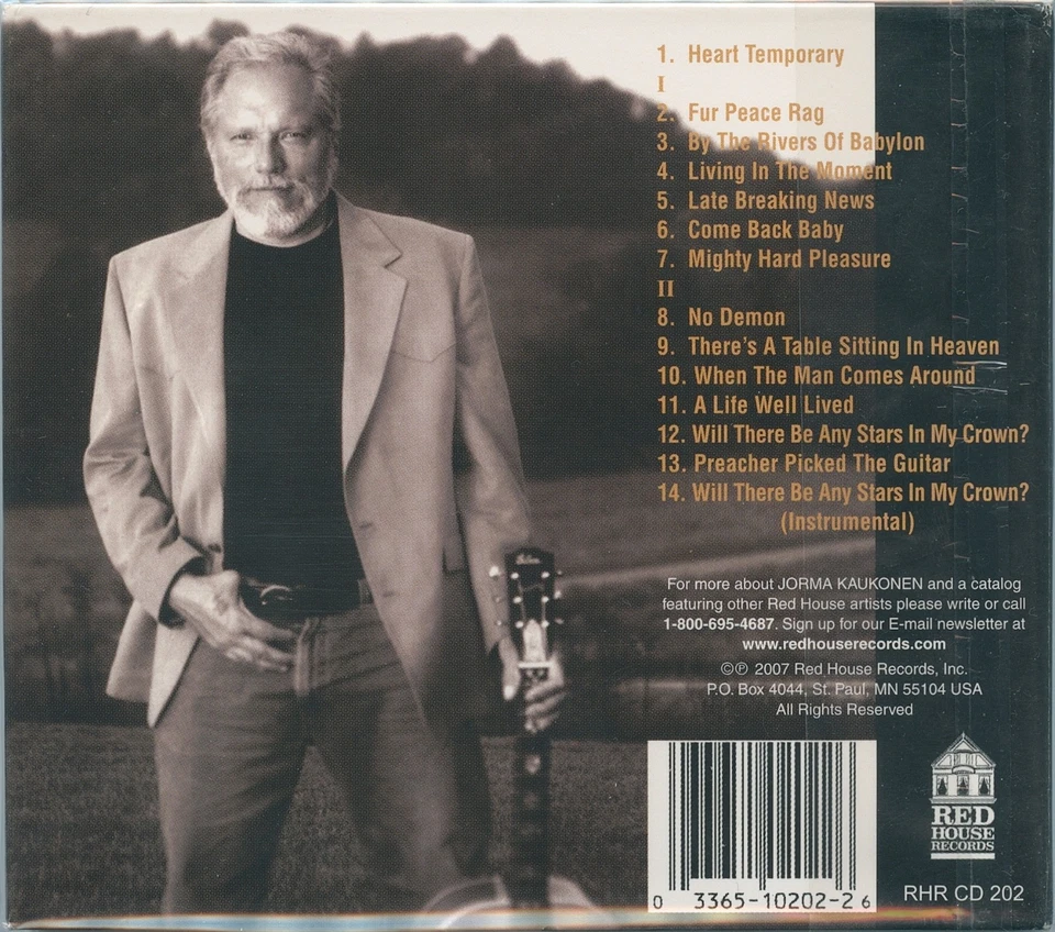 Jorma Kaukonen – Stars In My Crown | CD Digipak - Bild 2 von 3