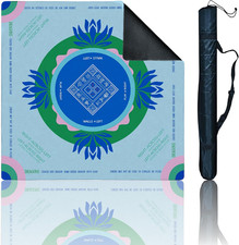 Mahjong Mat with Tech Velvet for Mah Jong Table, Noise Reduction,Anti Slip, and