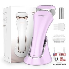 Electric Shaver for Women Rechargeable Wet Dry Electric Razor for Women, Lilac