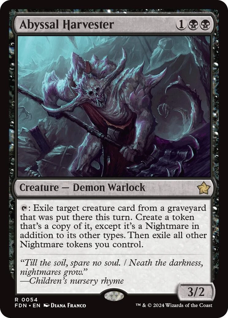 The Abyss Magic: The Gathering Individual Trading Card Games for