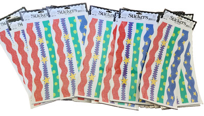 Vintage 2000 Me & My Big Ideas Star Borders Scrapbook Stickers - 20 sealed packs