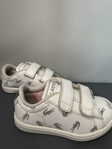 Zapatillas deportivas Lacoste Carnaby Evo 419 1 Sui Baby estampado Reino Unido talla 6 - Imagen 8 de 11