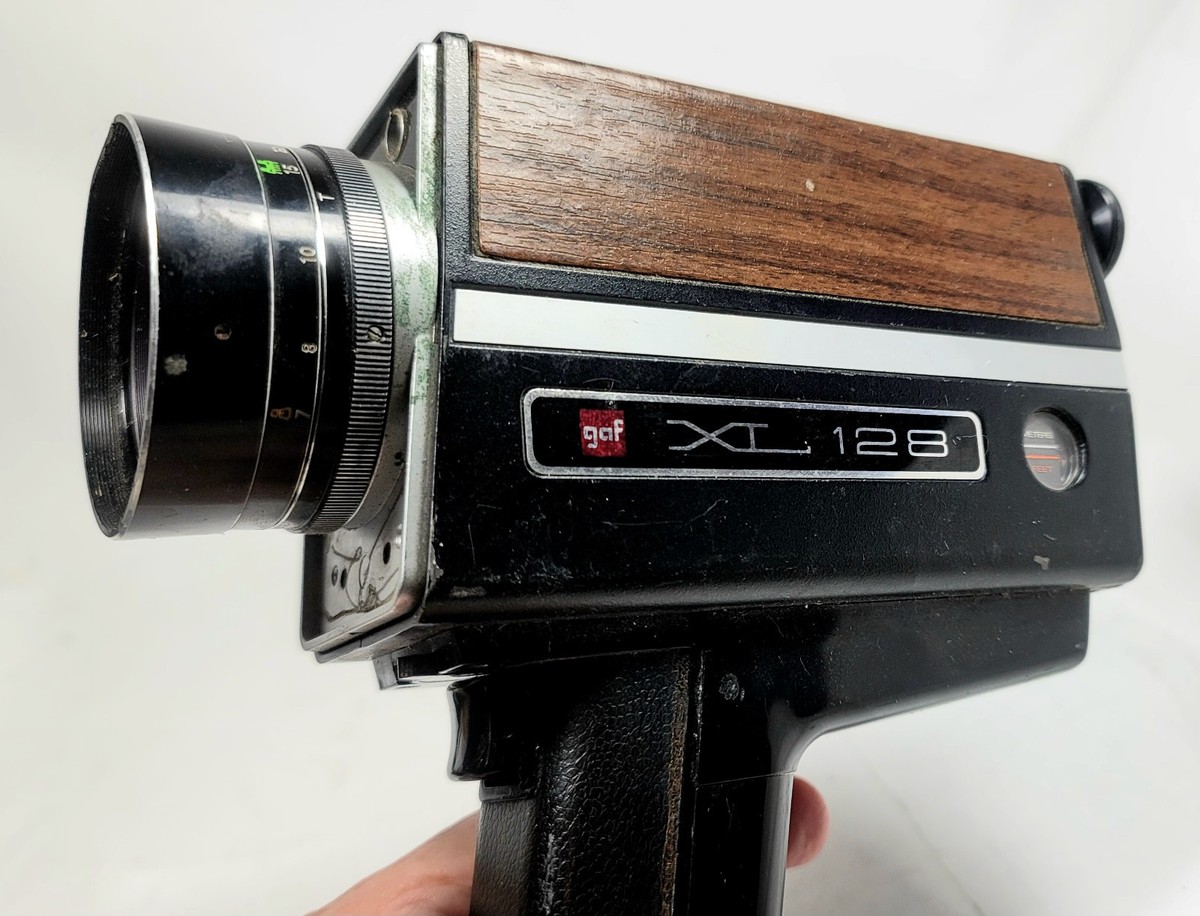 Vintage GAF XL 128 Super 8 Movie Camera Untested Parts Or Repairs