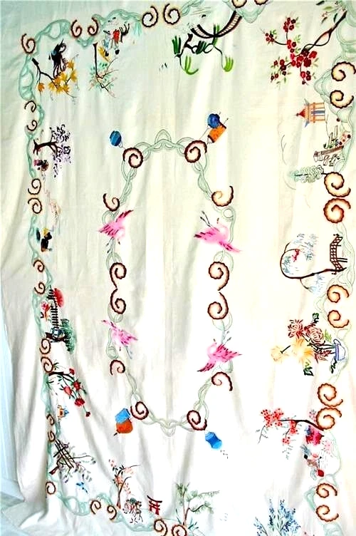 Japanese Tablecloth Indiana Collectible Tablecloths for sale | eBay