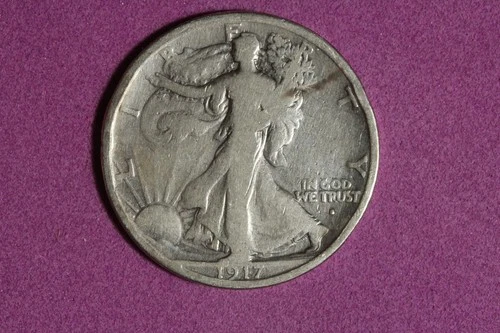 Photo of a 1917-S Walking Liberty Half Dollar from an eBay listing that sold on Jul 19, 2026