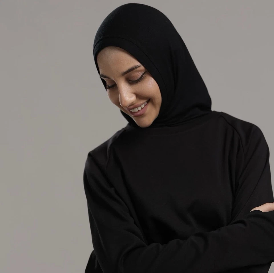 Cachecol Balaclava Hijab Muçulmano Pronto para Usar Instantâneo Khimar Niqab - Imagem 3 de 4