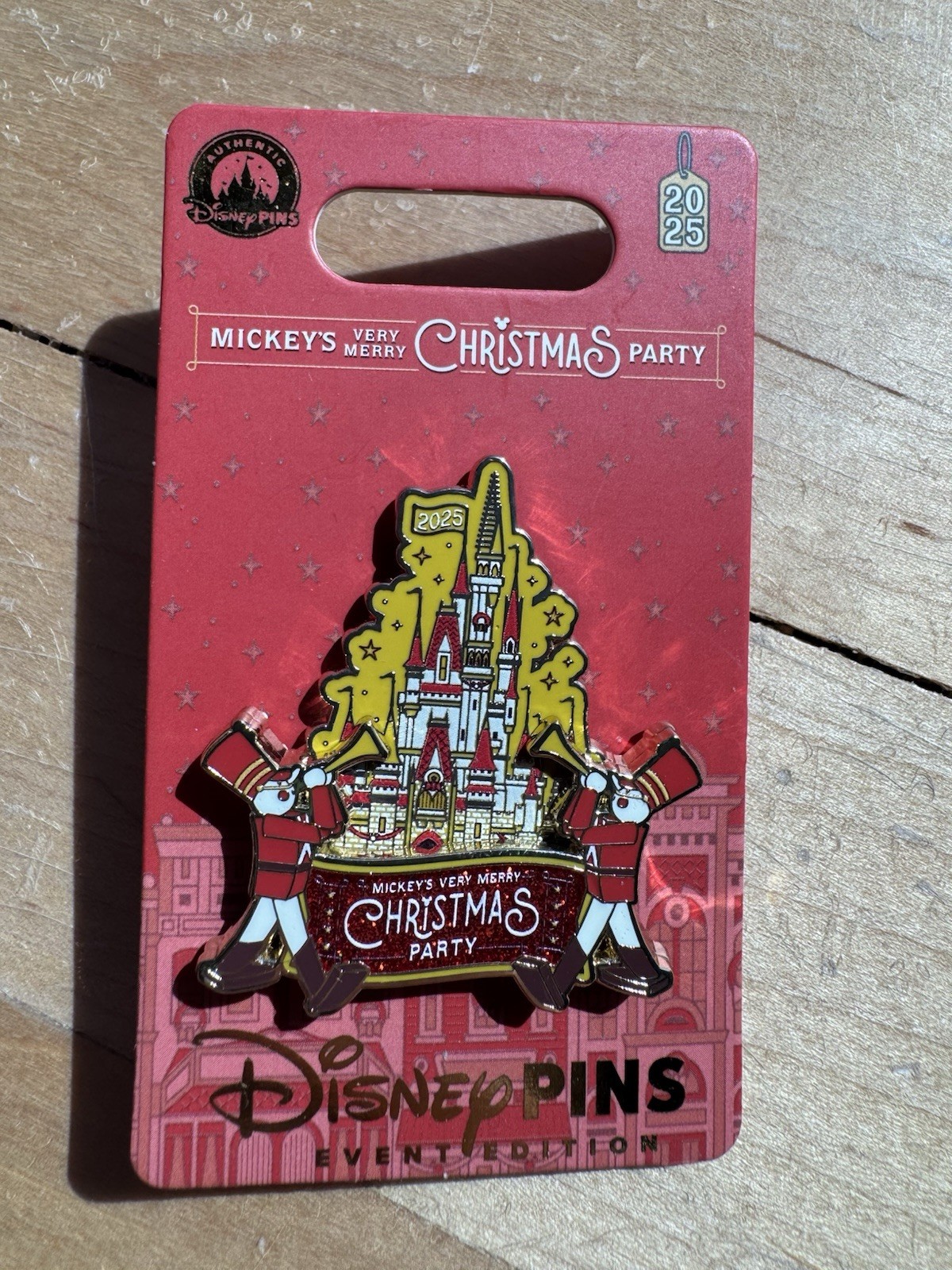 2025 Disney Parks Mickey’s Very Merry Christmas Party Castle Toy Soldiers Pin LE
