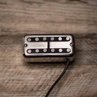 TV Jones Magna Tron Bridge Electric Guitar Pickup - Universal Mount, Nickel