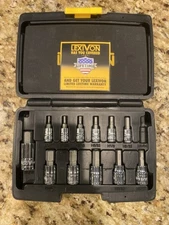 Torx Bit Socket Set,Premium S2 Alloy Steel.12-Piece Star T8-T60 Set LX-143