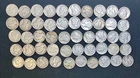 Mercury Silver Dimes - Lot #137 (50 coins) all dated 1940s spanning War Years