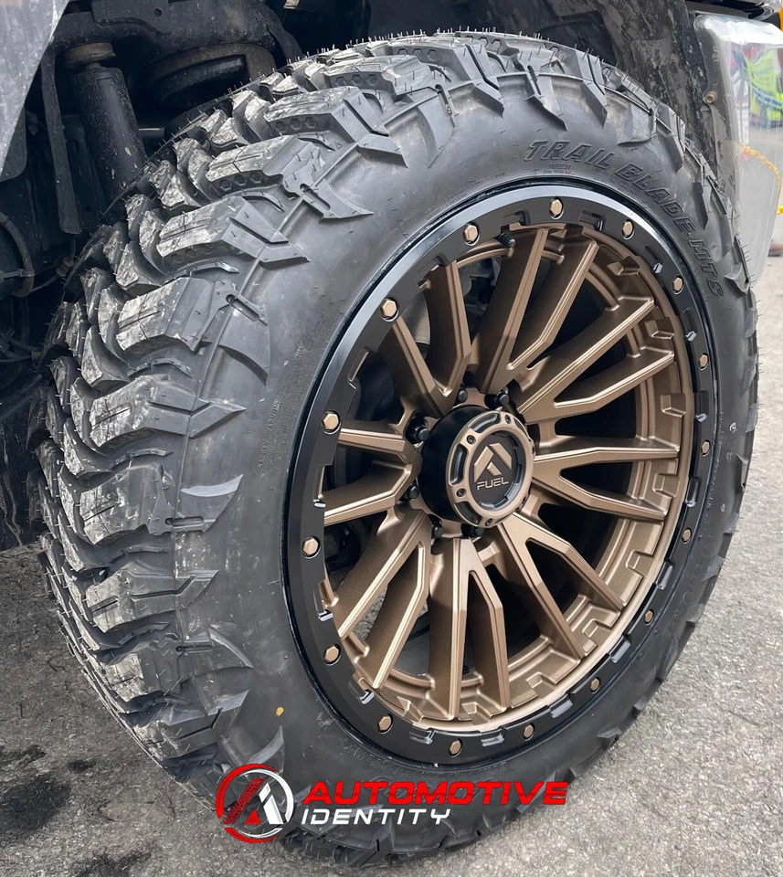 22x10 Fuel D681 Rebel Bronze Wheels 28555R22 MT Tires 6x135 Ford F150 Expedition - Image 3 of 3