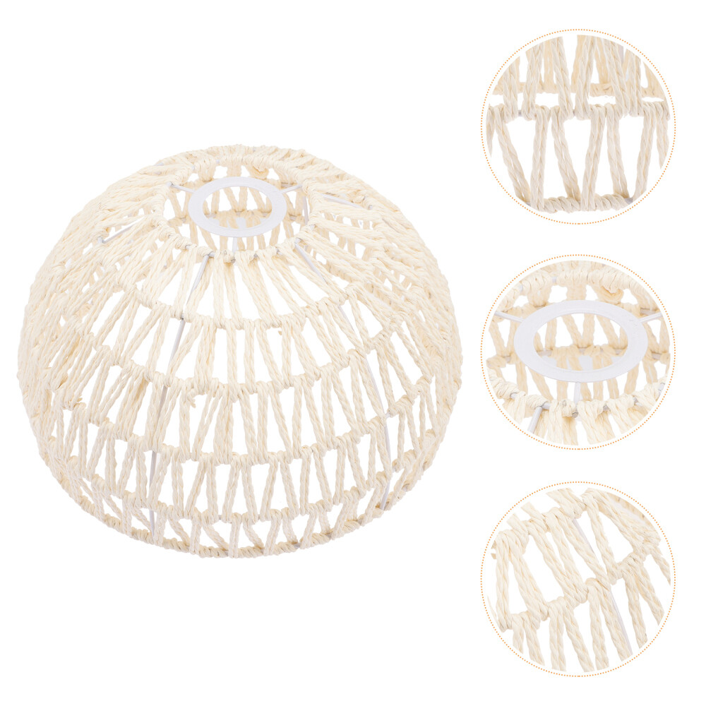 Chandelier Lamp Shade Indoor Light Cover Rattan Lampshade Plug
