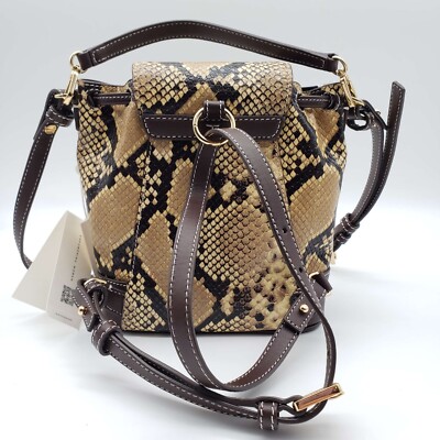 100% Authentic Tory Burch Thea Exotic Mini Bucket Backpack  display picture 1