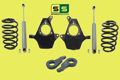 4/6 Inch Drop Kit For 00-06 Chevy Tahoe, GMC Yukon, Suburban | Front & Rear Shocks